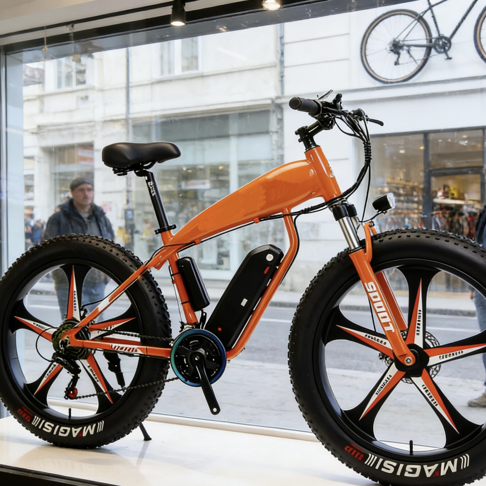 20 Inch Fat Tire 48V 500W 15ah Lithium Battery Electric Montain Bike