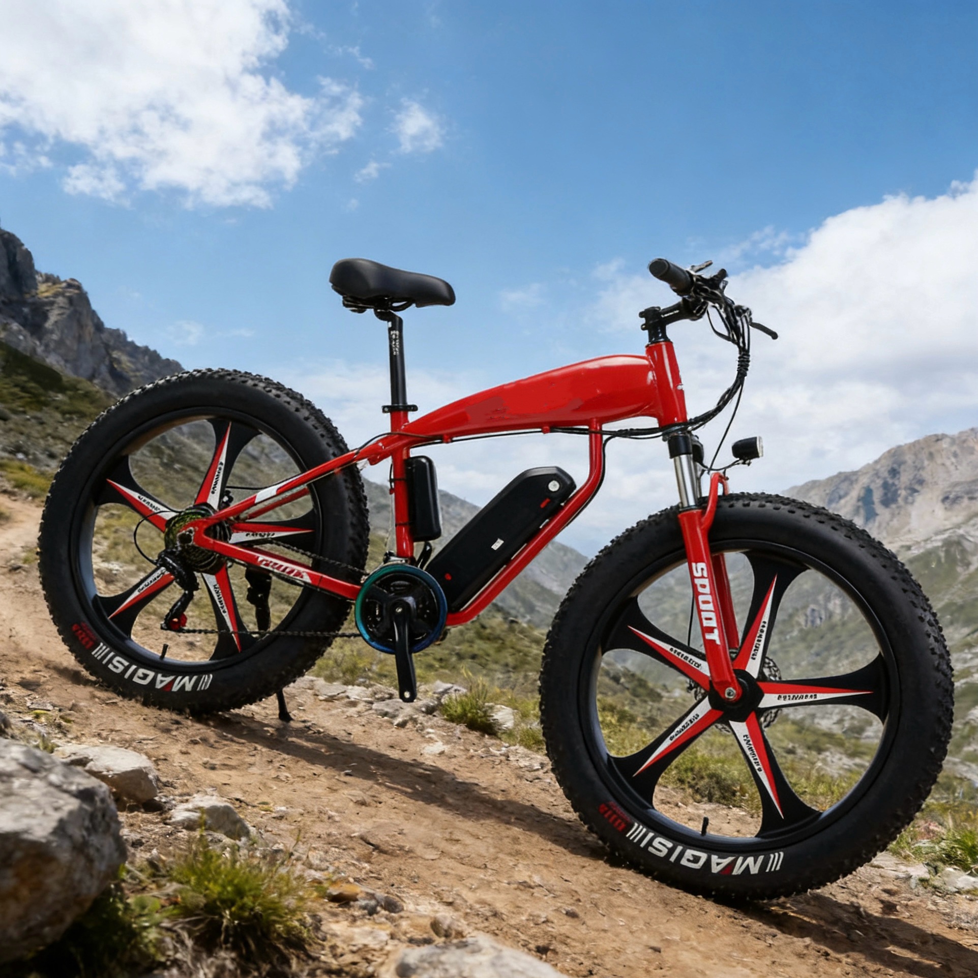 20 Inch Fat Tire 48V 500W 15ah Lithium Battery Electric Montain Bike
