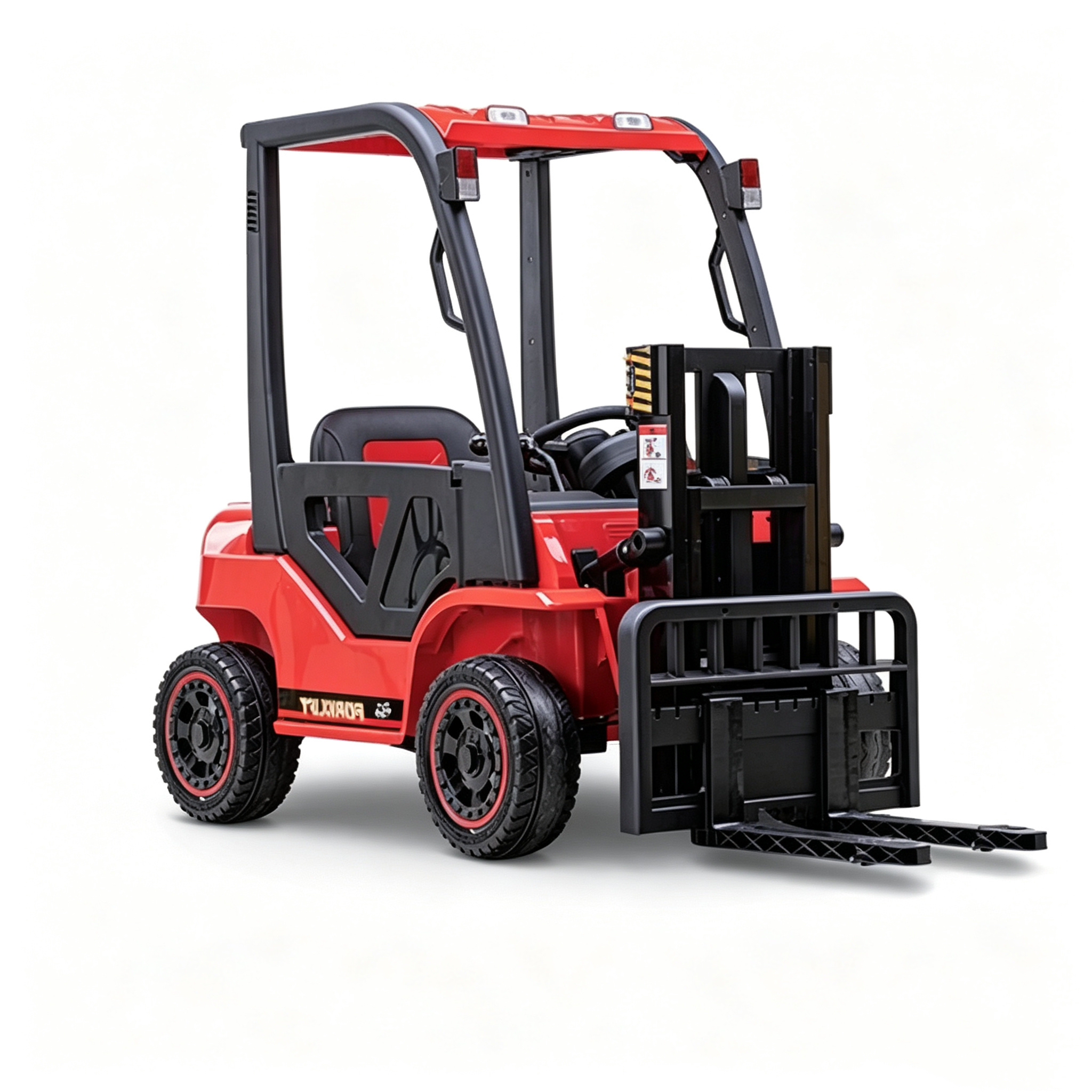 Kids Electric Forklift Ride-on Toy-Red